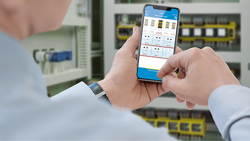 Die integrierte Bluetooth-Kommunikation erlaubt eine lokale Vorrangbedienung über Smartphone oder Tablet.