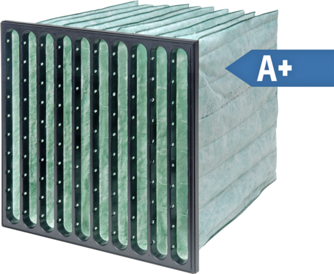 Die Filtration von Zu- oder Umluft in Räumen mit Klima- / Lüftungsanlagen ist Aufgabe des Luftfilters Hi-Flo-II-XLT7-670-ePM1-60-Aplus.