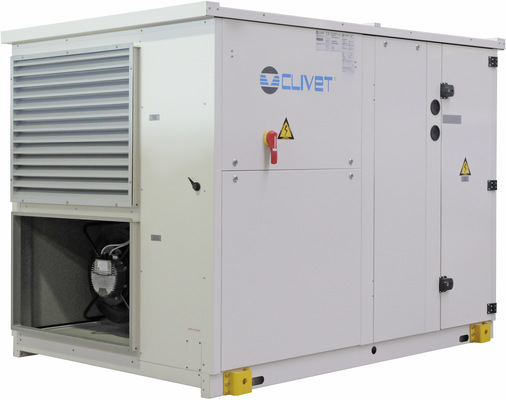 Das mechanische Belüftungs­system basiert auf zwei Luft-Luft-Wärmepumpen Zephir3 CPAN-XHE3. - © Clivet
