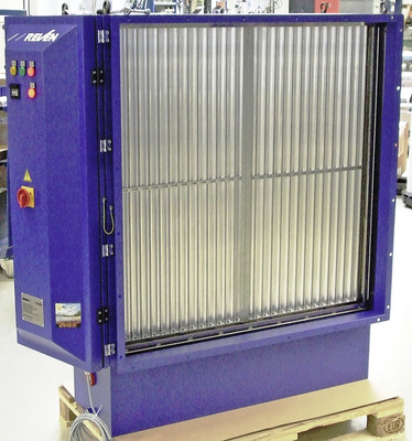Elektrofilter-Modul für eine größere ­Abluftanlage