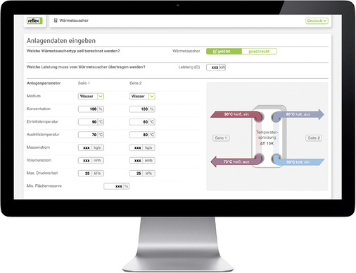 Bei der Auslegung des geeigneten Wärmeübertragers hilft eine einfach handhabbare Software.