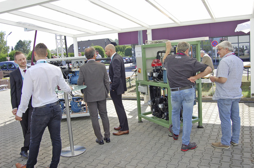 Auch auf dem Außengelände gab es viel zu sehen und zu diskutieren.