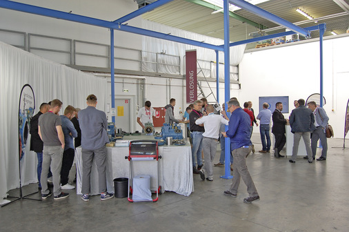 An sogenannten Themeninseln konnten sich die Besucher über die aktuelle Kältetechnik von TEKO und seinen Partnern informieren.