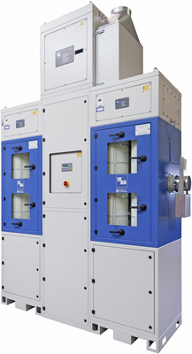 In der Doppelmodul-Version eignet sich die Filteranlage für den Dauerbetrieb.