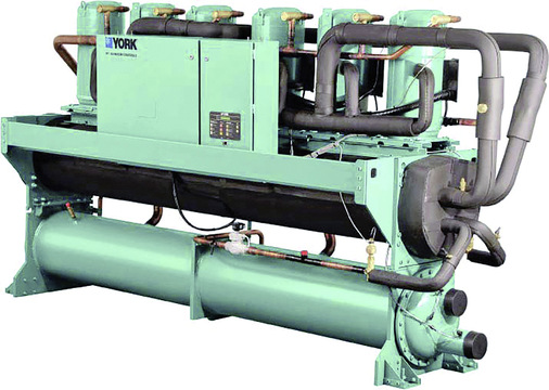 Der einstufige, mit Warmwasser betriebene Absorptionsflüssigkeitskühler YORK YHAU CL bietet eine Kälteleistung von 105 kW bis 6153 kW.