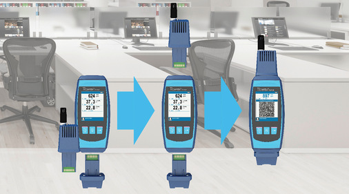 Ob Großraumbüro, Klassenraum oder öffentliche Einrichtungen: Das Set unterstützt dabei, die Hygieneregel Lüften in der täglichen Praxis sicherzustellen.