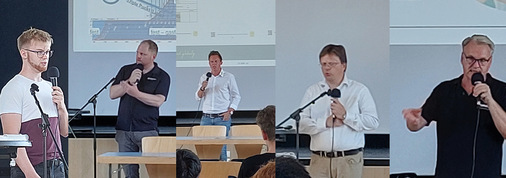 v.l.n.r.: Martin Krämer, Johnson Controls; Jan Bäumer, Advansor; Jens Wiegand, Refco; Manuel Grovejahn, Kelvion; Rüdiger Geier, Panasonic