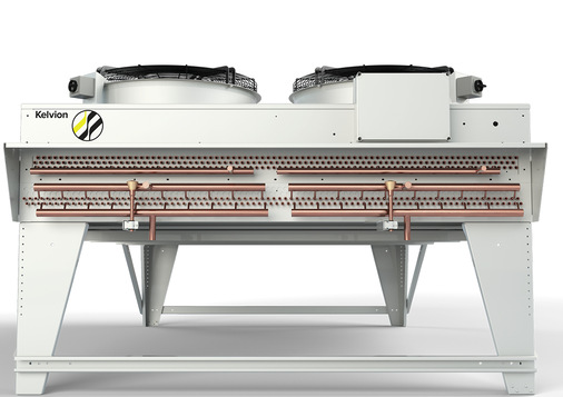 Bild 6: 2D-Modell eines Gaskühlers mit eingebautem Verdampfer