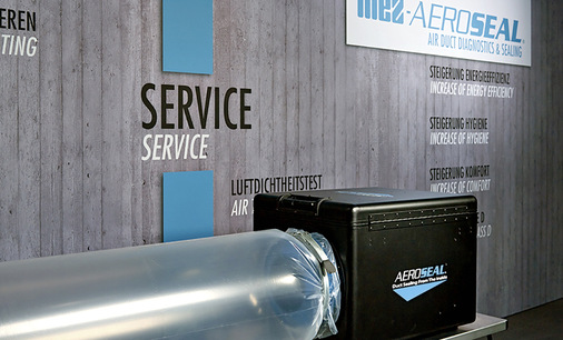 Durch die Abdichtung der Leckagen von innen heraus, müssen Undichtig­keiten in Luftleitungssystemen nicht mehr lokalisiert werden. Vielmehr  werden sie vom eingeblasenen Luft-Dichtstoff-Gemisch verschlossen.