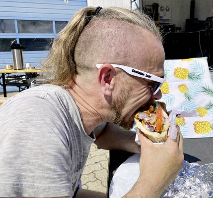Am Sonntag haben wir uns Döner verdient.