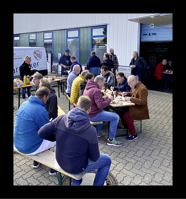 Am zweiten Abend haben wir vor Ort gegrillt.