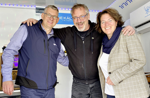 Hoher Besuch bei Frank von DeTech.