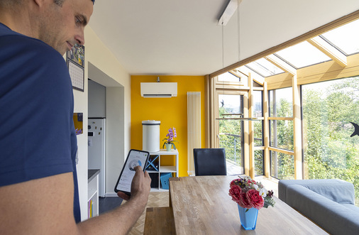  Mit der Onecta-App von Daikin können die Klimageräte einfach und von überall her gesteuert werden.