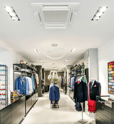 VRF-Systeme eignen sich für viele Einsatzfälle vorrangig in größeren Gebäuden, nicht zuletzt wegen der vielfältigen möglichen Innengeräte.