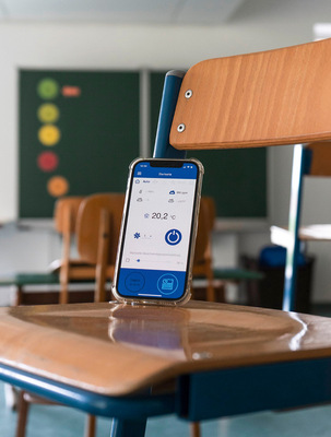 Besonders einfach ist die Lüftungsanlagen-Steuerung mithilfe einer App.