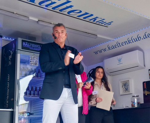 Beijer Ref Deutschland und coolair arbeiten zusammen. Da durfte eine motivierende Rede nicht fehlen.