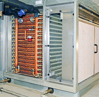 GSWT-Technik freistehend in engeren Lüftungskanälen.