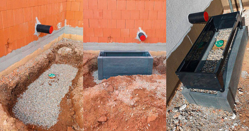 Mit dem passenden Fertigfundament von Wolf entfallen nicht nur die Trocknungszeiten für den Beton, sondern auch der Aufwand für den Fachhandwerker, sich mit einem dritten Gewerk abstimmen zu müssen.