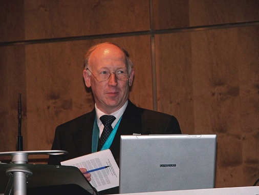 Dr. Rainer Jakobs, Organisator und teilweise Moderator der Tagung
