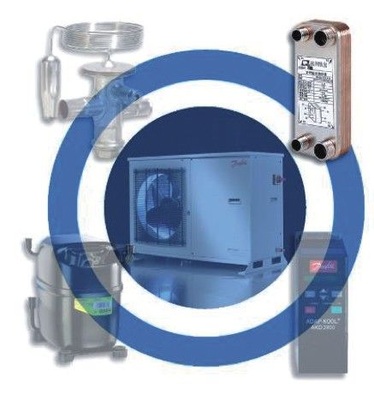 Mit dem Zukauf von Qinbao im September 2006 kann Danfoss nun fast alle 
Komponenten im Kältekreislauf anbieten

