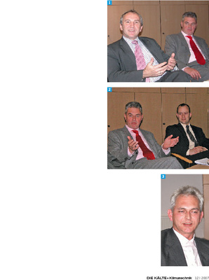 1 Dr. Horst Sieber (l.) gab insbesondere zur strategischen Entwicklung und 
die Ziele bei DKA erschöpfend Auskunft 2 Klaus Polster (l.) und Michael 
Tarrach erläuterten die Entstehungsgeschichte und die technischen 
Besonderheiten der Anlage. Gerade die…