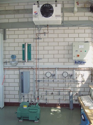 CO2-Anlage an der Bundesfachschule Kälte-Klima-Technik
