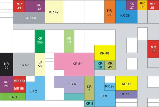 Bild 1: Rahmenplan mit Maschinen- und Kühlräumen

