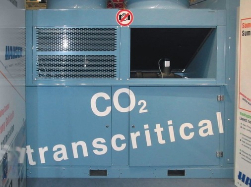 Hauser zeigte u.a. den ersten CO2-Kältesatz aus eigener Entwicklung
