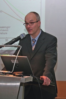 Dr.-Ing. Armin Hafner vom Sintef reiste aus Trondheim an und referierte über 
die Historie und die Besonderheiten von Kälteprozessen mit R744
