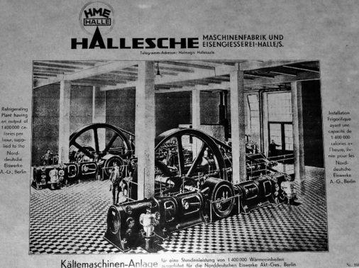 Werbeposter der Eisfabrik Berlin
