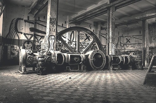 Aufnahme aus dem Maschinenhaus
