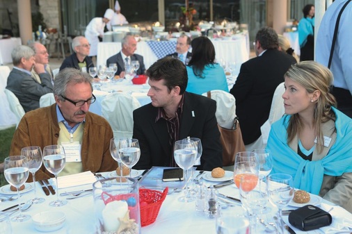 Heinrich Reuß, Geschäftsführer Bock Kältemaschinen GmbH, und Martin 
Winzer als Vertretung für Roland Handschuh, Güntner AG & Co. KG
