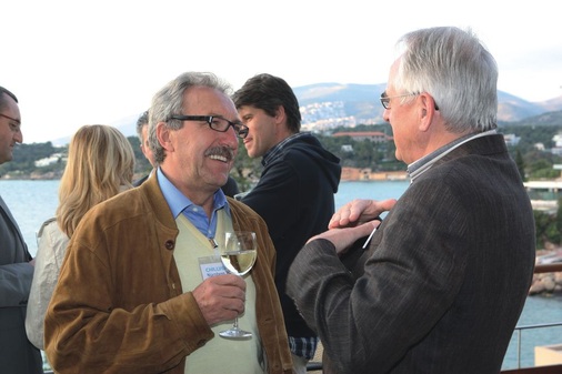 Heinrich Reuß, Geschäftsführer Bock Kältemaschinen GmbH, und Walter 
Hufnagel, Geschäftsleitung NürnbergMesse

