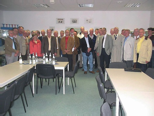Teilnehmer an den Besichtigungen, hier bei GEA Grasso in Halle-Döllnitz
