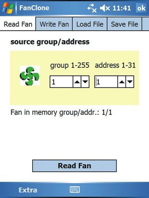 Bild 6: Mit der Erweiterung „Fan Clone“ lassen sich einmal getroffene 
Einstellungen problemlos innerhalb kürzester Zeit auf beliebig viele weitere 
Geräte übertragen
