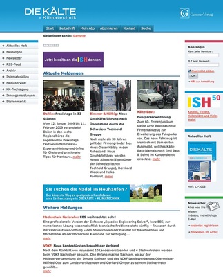 Vorsprung durch Wissen die ideale Ergänzung zur monatlichen KK:
www.diekaelte.de
Es tut sich was, schauen Sie öfter mal rein.

