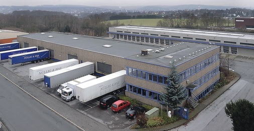 Das neue Lager der Alfred Kaut GmbH & Co. im Industriegebiet Nächstebreck
