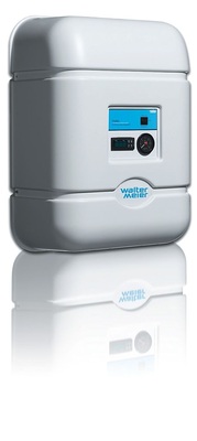 Das Innengerät der Wärmepumpe überträgt die gewonnene Wärme auf den 
Wasserkreislauf
