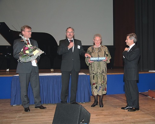 Offizielle Verabschiedung von und viele Dankesworte an Irene Reichert auf dem 
DKV-Empfang
