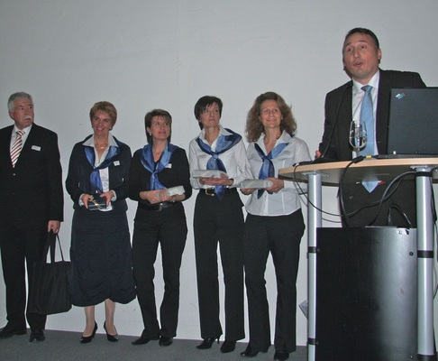 Marc Stampfler, Präsident des SVK und Direktor von Christof Fischer 
Kälte-Klima in der Schweiz, bedankt sich nach der Veranstaltung bei seinem 
Team
