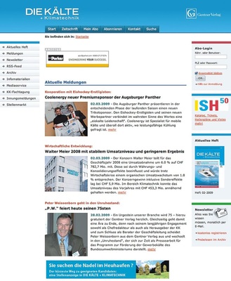 Vorsprung durch Wissen die ideale Ergänzung zur monatlichen KK:
www.diekaelte.de
Es tut sich was, schauen Sie öfter mal rein.
Denken Sie auch daran, unseren kostenlosen Newsletter zu abonnieren.
