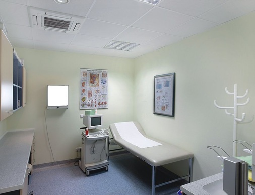 Behandlungsraum im Erdgeschoss
