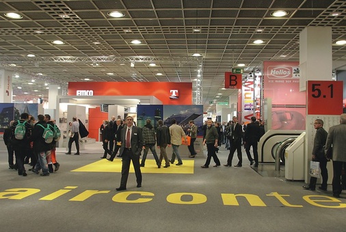 Rund 400 Unternehmen deckten auf der Aircontec die Bereiche Kälte, Klima und 
Lüftung ab
