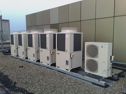 Die MFL Flow Logic Einheiten von Airwell zeichnen sich durch ihre modulare 
Bauweise und hohe Effizienz aus
