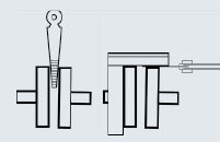 Bild 9: Anwendung von Kegellehre und Fühlerblattlehre
