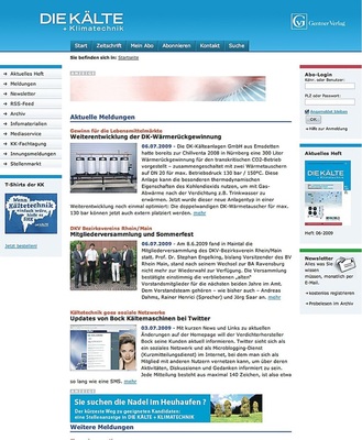 Für alle aktuellen Meldungen gilt bei uns Online first
➔ www.diekaelte.de
