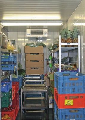 Gemüsekühlraum (Erdgeschoss)
