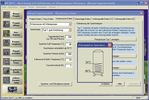 dazu gehören neben den Haus- oder Anlagen- auch die Warmwasserdaten
