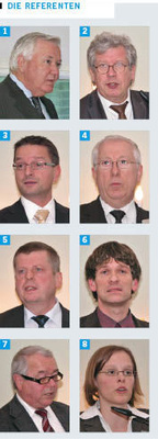 1 Friedrich P. Busch (EPEE)
2 Min. Dirig. Franzjosef Schafhausen (BMU)
3 Frank Bahke (Danfoss)
4 Hans-Ottmar Petrusch (IBB)
5 Berthold Schnase (Bock)
6 Eckard von Schwerin (KfW)
7 Hans Friedrich Bernstein (AIR SEP Korex)
8 Kathleen Jennrich (BAFA)
