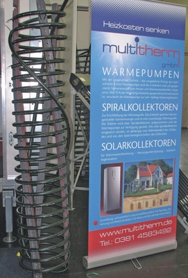 Spiralkollektor für kostengünstige Erdwärmenutzung
